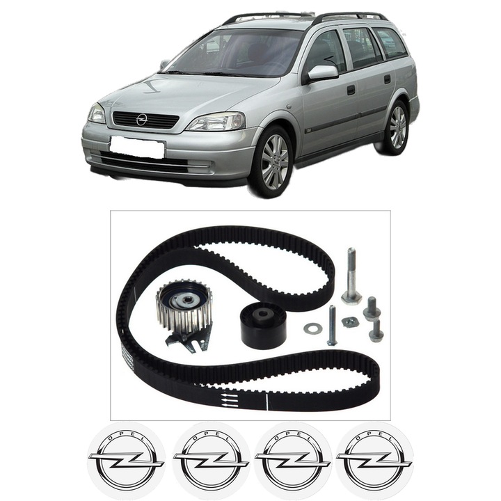 Set kit distributie OPEL ASTRA H Estate Van (L70) 1.9 CDTI (L70) din 2005-2010 KW 88 CP 120 CMC 1910, Auto, Continental Contitech, 4 Stickere auto cu OPEL