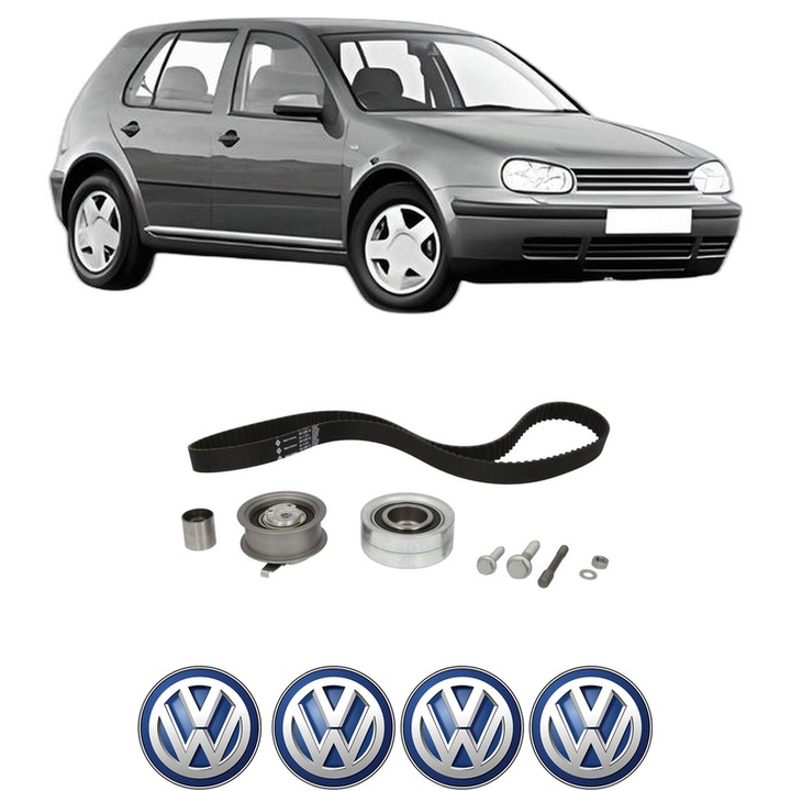 Set kit distributie Volkswagen GOLF IV (1J1) 1.9 SDI din 1997-2005 KW 50 CP 68 CMC 1896, Auto, INA, 4 Stickere auto cu Volkswagen
