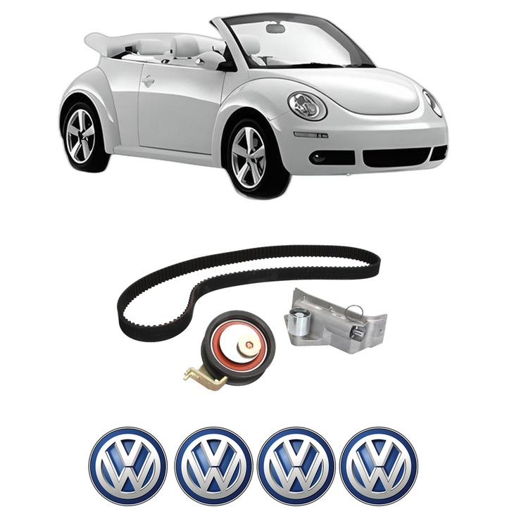 Set kit distributie Volkswagen NEW BEETLE Convertible (1Y7) 1.8 T din 2003-2010 KW 110 CP 150 CMC 1781, Auto, SKF, 4 Stickere auto cu Volkswagen