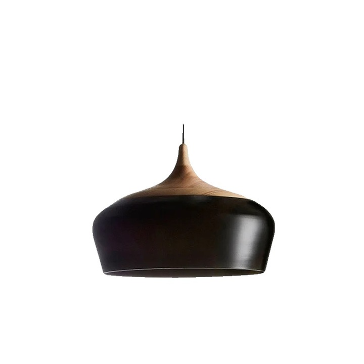 Модерна висяща лампа, 35 см, черна, топла светлина, E27