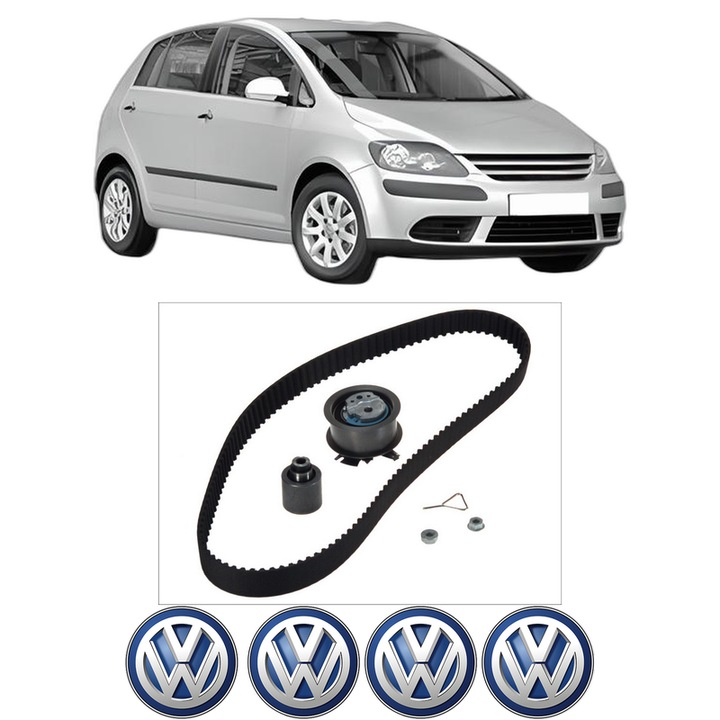 Set kit distributie Volkswagen GOLF PLUS V (5M1, 521) 1.9 TDI din 2005-2009 KW 77 CP 105 CMC 1896, Auto, Continental Contitech, 4 Stickere auto cu Volkswagen