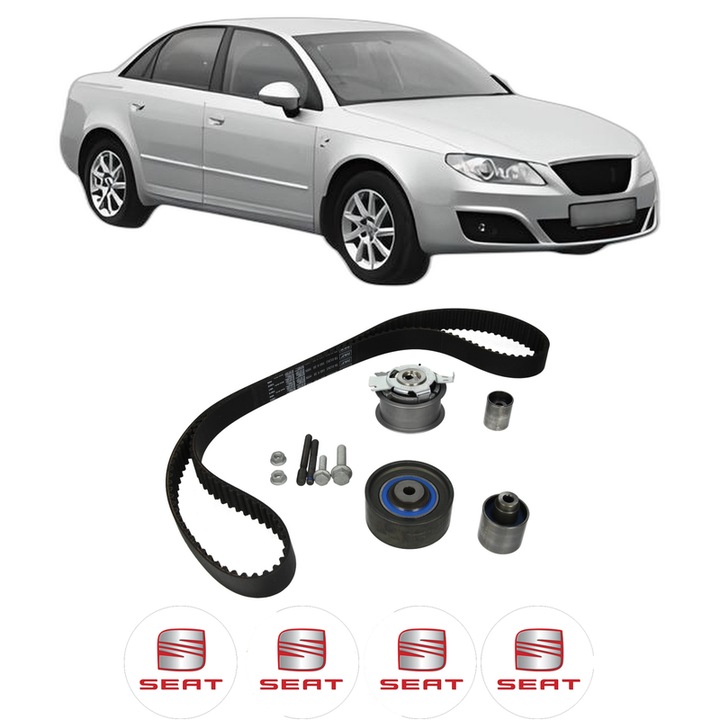 Set kit distributie SEAT EXEO (3R2) 2.0 TDI din 2008-2013 KW 105 CP 143 CMC 1968, Auto, SKF, 4 Stickere auto cu SEAT