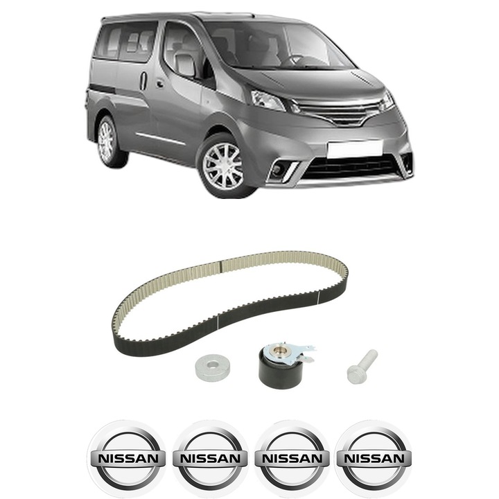 Set kit distributie NISSAN NV200 / EVALIA Bus 1.5 dCi 110 (M20, M20M) din 2011 KW 81 CP 110 CMC 1461, Auto, SKF, 4 Stickere auto cu NISSAN