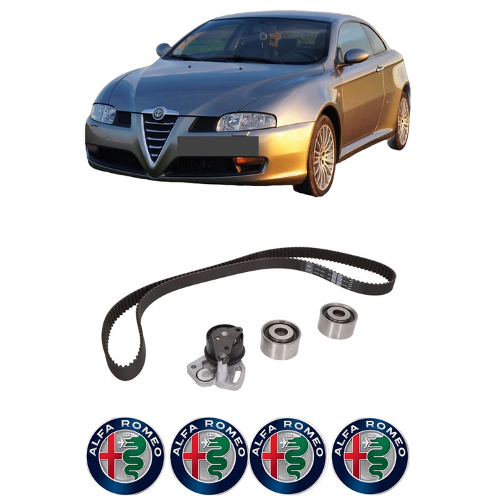 Set kit distributie ALFA ROMEO GT (937_) 3.2 GTA (937CXP1B) din 2003-2010 KW 176 CP 240 CMC 3179, Auto, SKF, 4 Stickere auto cu ALFA ROMEO