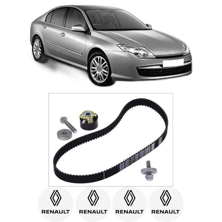 Set kit distributie RENAULT LAGUNA III (BT0/1) 1.5 dCi (BT00, BT0A, BT0T, BT1J) din 2007-2015 KW 81 CP 110 CMC 1461, Auto, SKF, 4 Stickere auto cu RENAULT