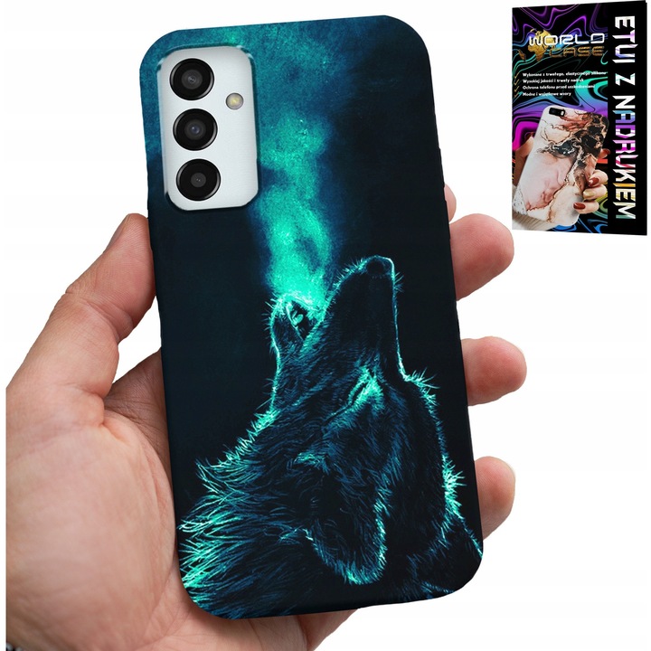 Tok Samsung Galaxy M23 telefonhoz, World Case, egyedi design, szilikon, többszínű