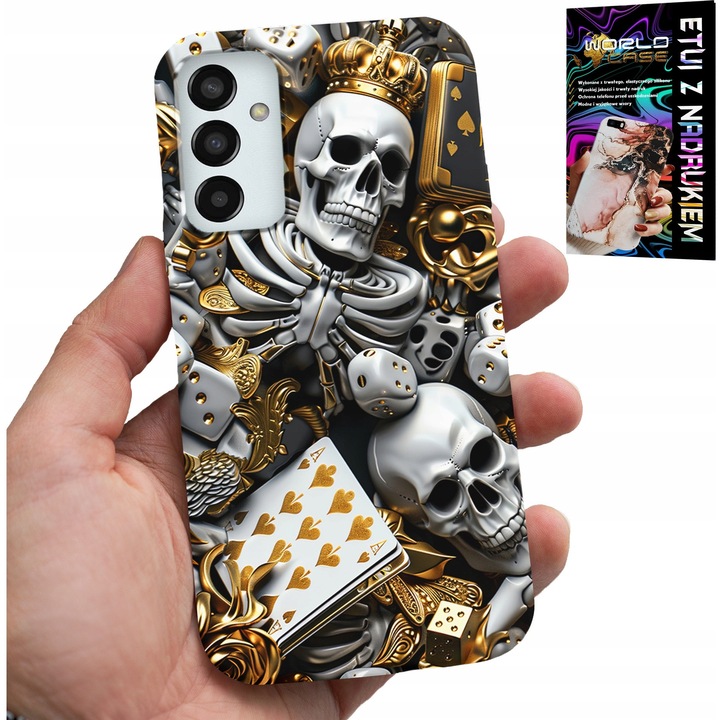 Telefontok, World Case, Samsung Galaxy M23, gumi, színes nyomtatás