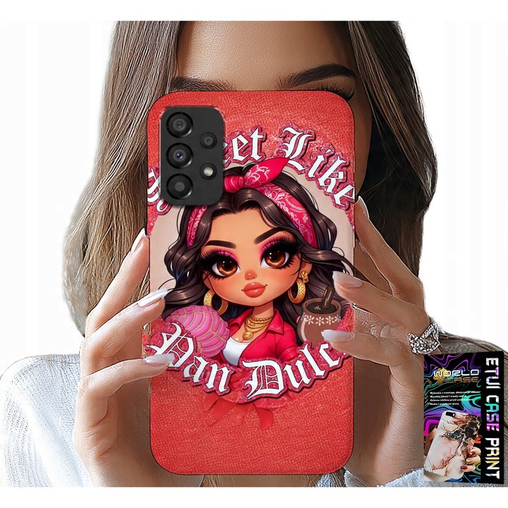 Carcasă pentru telefon, World Case, Samsung Galaxy A72, silicon, design colorat