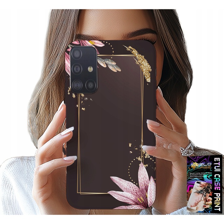 Husă pentru Samsung Galaxy M31S, World Case, modele florale elegante, silicon, multicolor