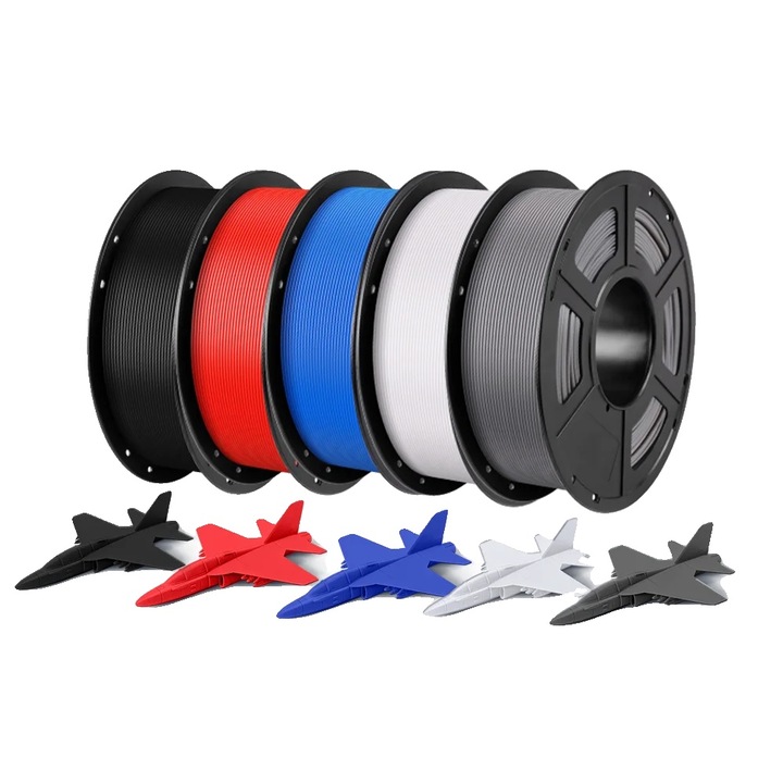 Filament PLA 5kg, ökológiai, 1.75mm, 3D nyomtatókhoz