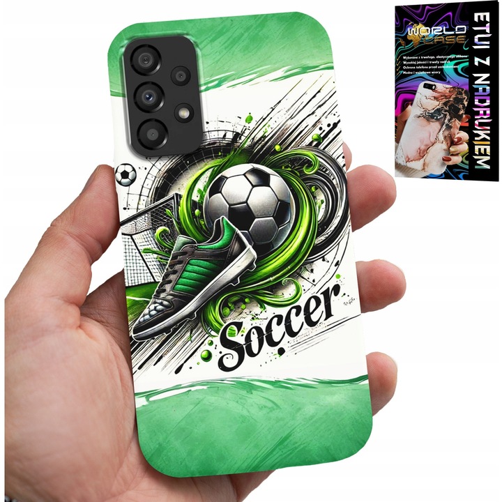 Carcasă pentru telefon, World Case, fotbal, silicon, multicolor, pentru Samsung Galaxy A72
