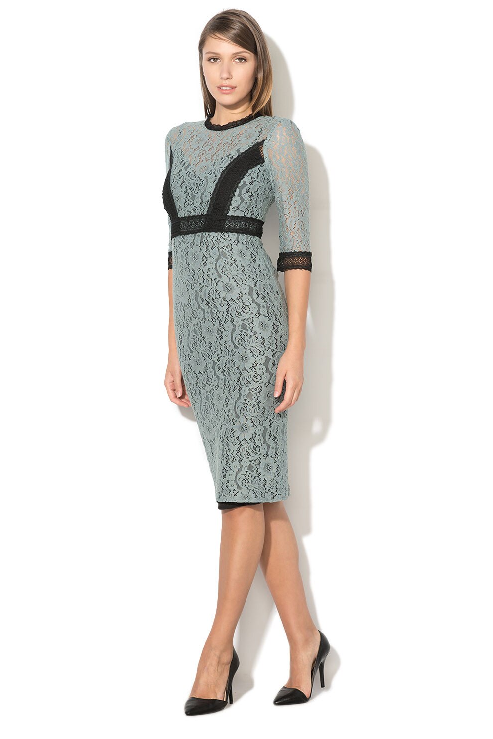 little mistress cornflower midi dress