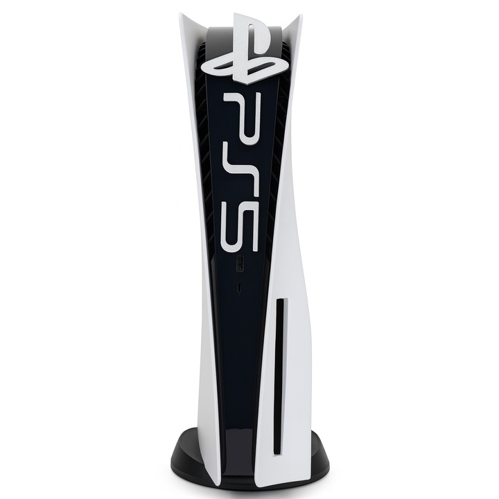Ornament pentru consola PS5, design elegant, usor de montat, potrivit pentru PlayStation 5