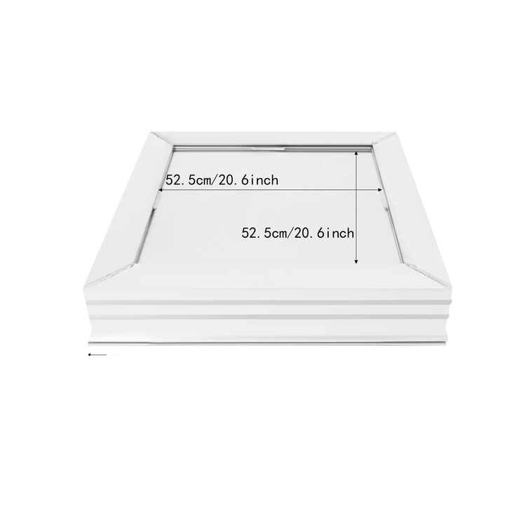 Capac de canalizare, aluminiu durabil, versatil pentru utilizare interioara, exterioara, 60x60x5.5cm