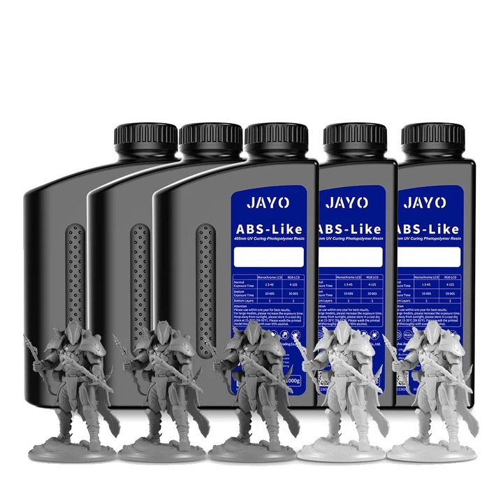 Rasina 3D ABS-Like 3DG-2GY, nagy pontosság, alacsony zsugorodás, 250x120x120mm