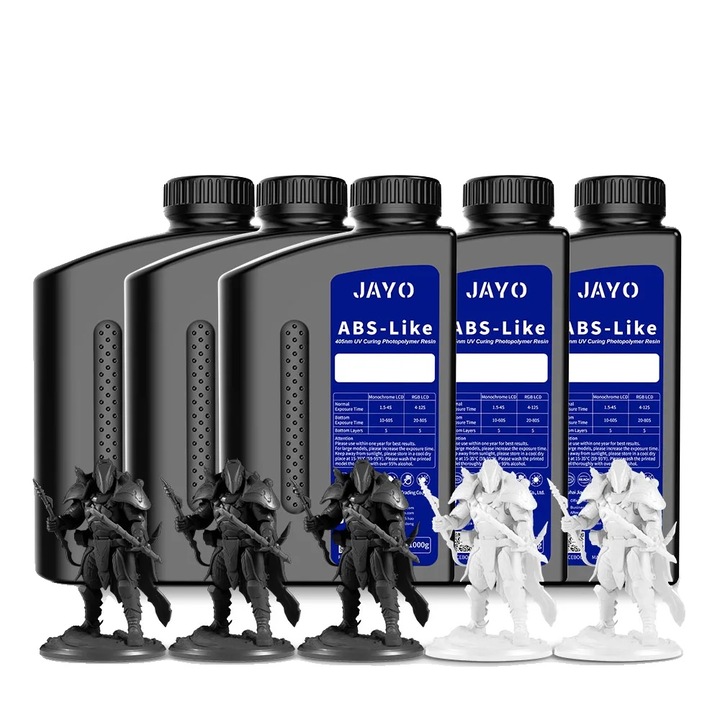 Rasina 3D ABS-Like 3BK-2WT, nagy pontosság, alacsony zsugorodás, 250x120x120mm