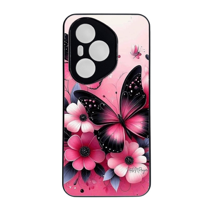 Калъф Soft TPU съвместим с Honor 400 Pro, Butterfly Design