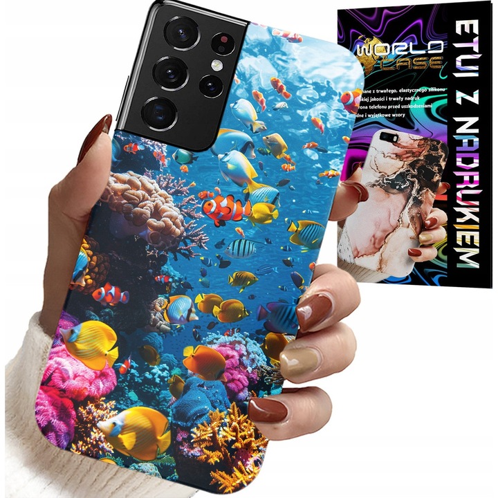 ETUI SAMSUNG GALAXY S21 Ultra - SZÍNES HALVILÁG