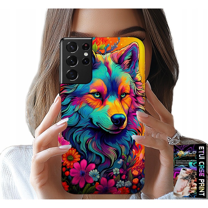 ETUI PENTRU SAMSUNG GALAXY S21 Ultra - SZÍNES DESIGN, WILK WATAHA SWORA TOK