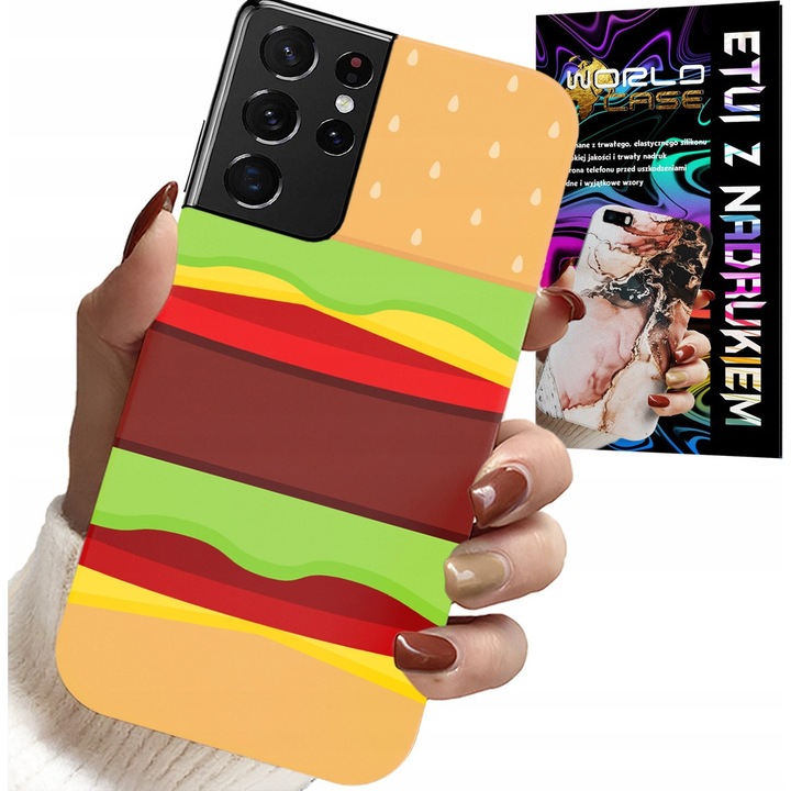 TOK SAMSUNG GALAXY S21 Ultra - BURGER SAJTOS BURGER TOK AJÁNDÉK