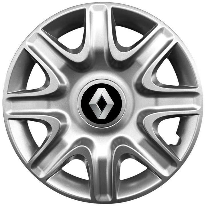 Set 4 Capace Roti 15 inchi (r15) Model 332, Compatibile Cu Renault