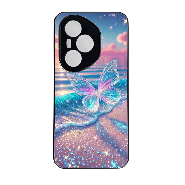 Мек TPU калъф, съвместим с Honor 400 Pro, Butterfly3 Design