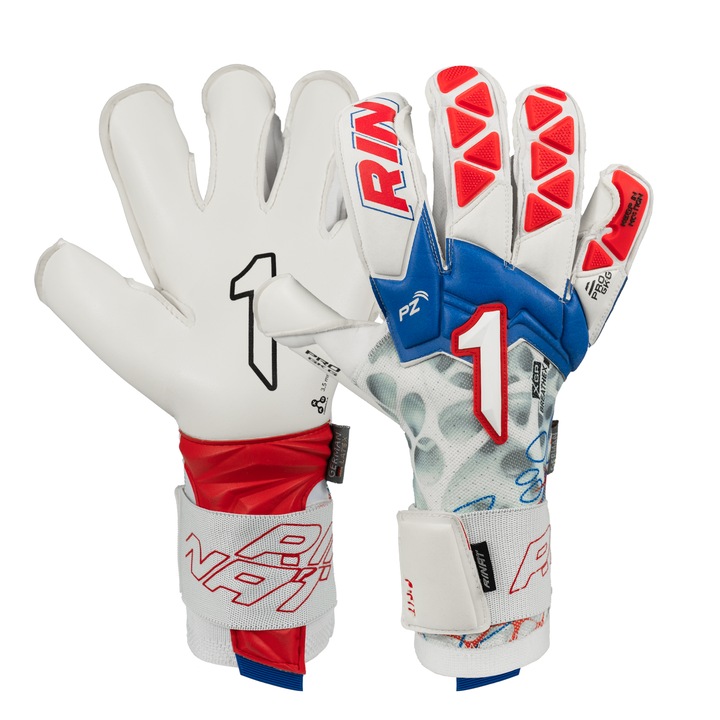 Mânuși sport Rinat Xtreme-Guard Dominius Pro, neopren, latex german, alb, 9