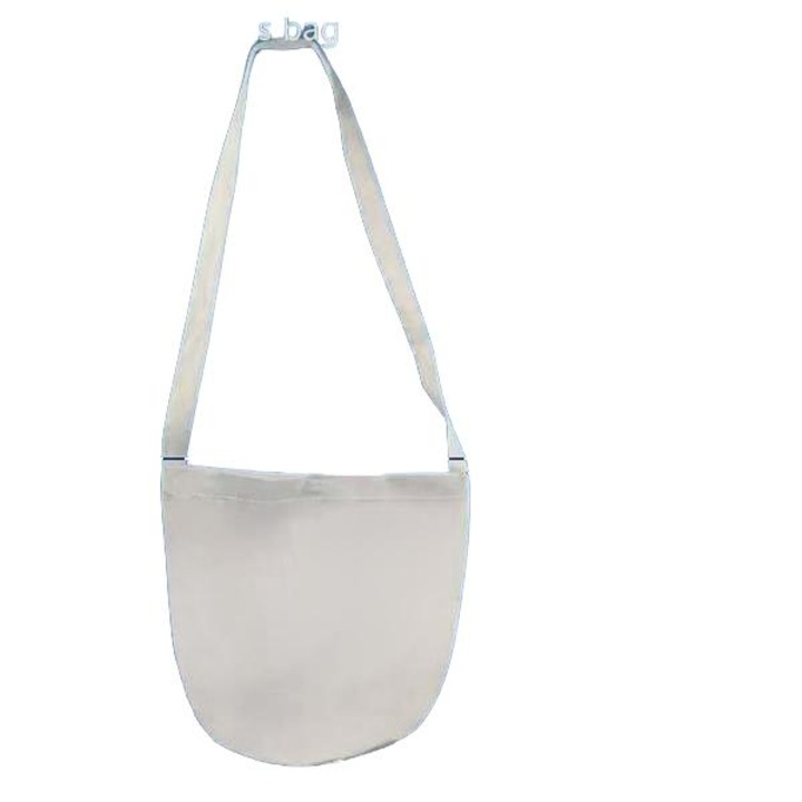 Válltáska pamutból, fehér, 31x29cm, 10 darabos szett