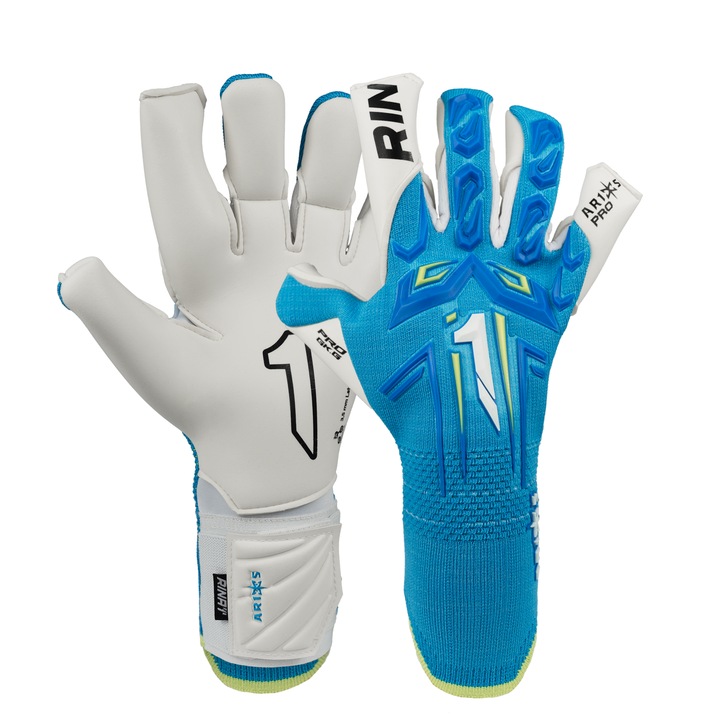 Manusi sport Rinat Aries X Prime, latex Super Softy, Mesh textil, pentru iarba naturala, adulti