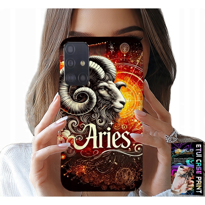 Telefontok, World Case, Bak, szilikon, többszínű, Samsung Galaxy A71-hez