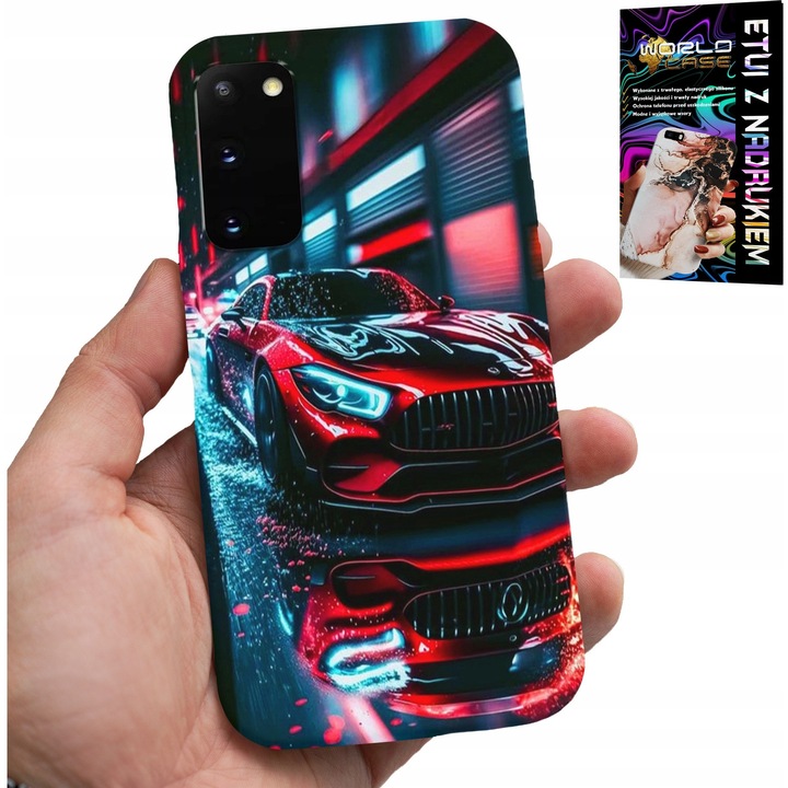 Tok Samsung Galaxy S20-hoz, World Case, szilikon, színes nyomtatás, karcolásvédelem