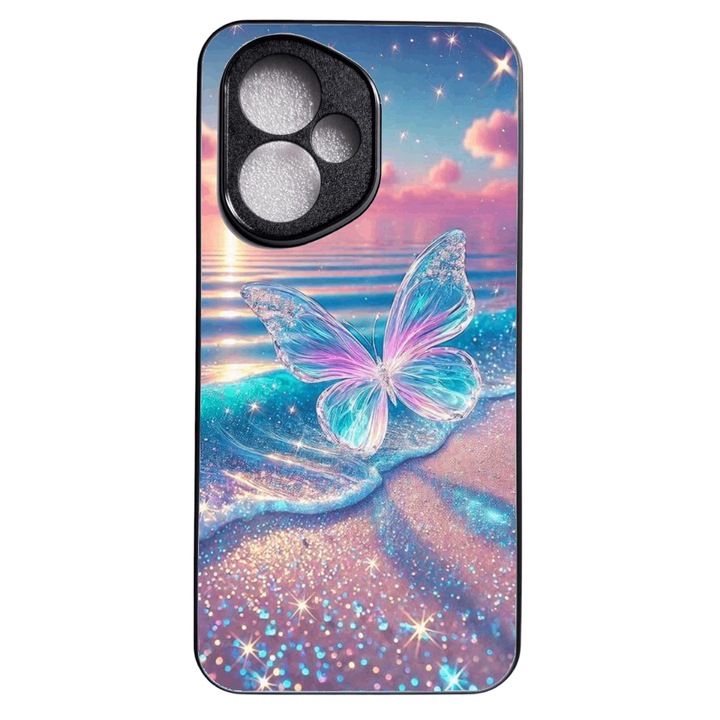 Husa Soft TPU compatibila cu Honor 400, Butterfly2 Design