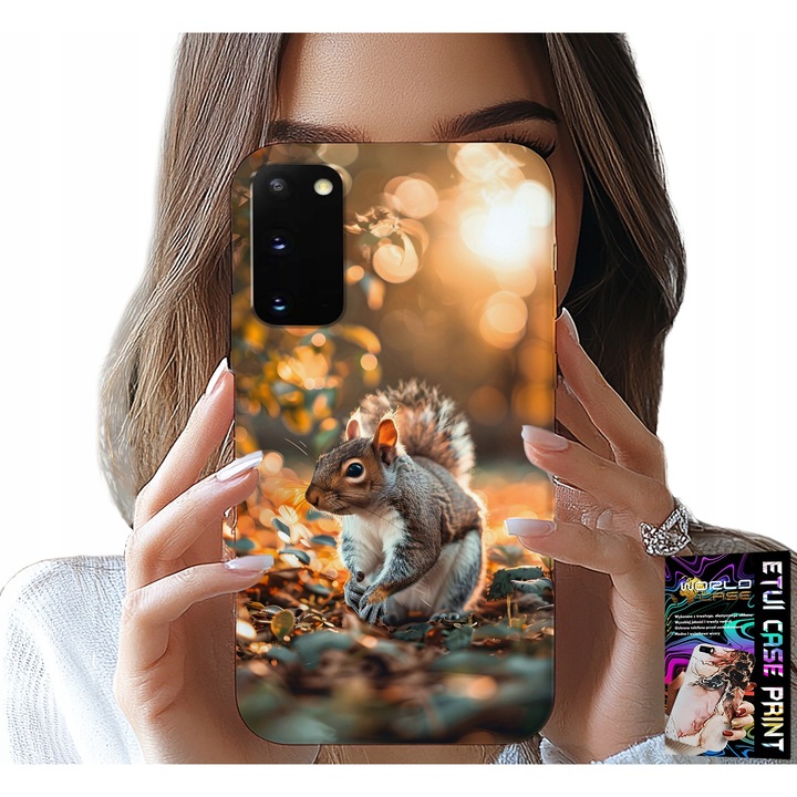 Tok Samsung Galaxy S20-hoz, World Case, személyre szabott design, szilikon, többszínű