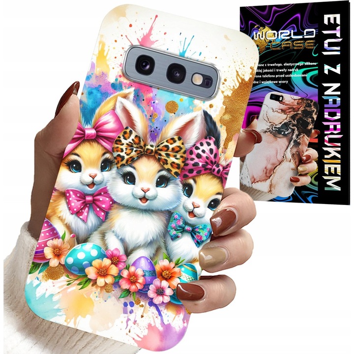 Telefontok, World Case, Samsung Galaxy S10E, többszínű, szilikon