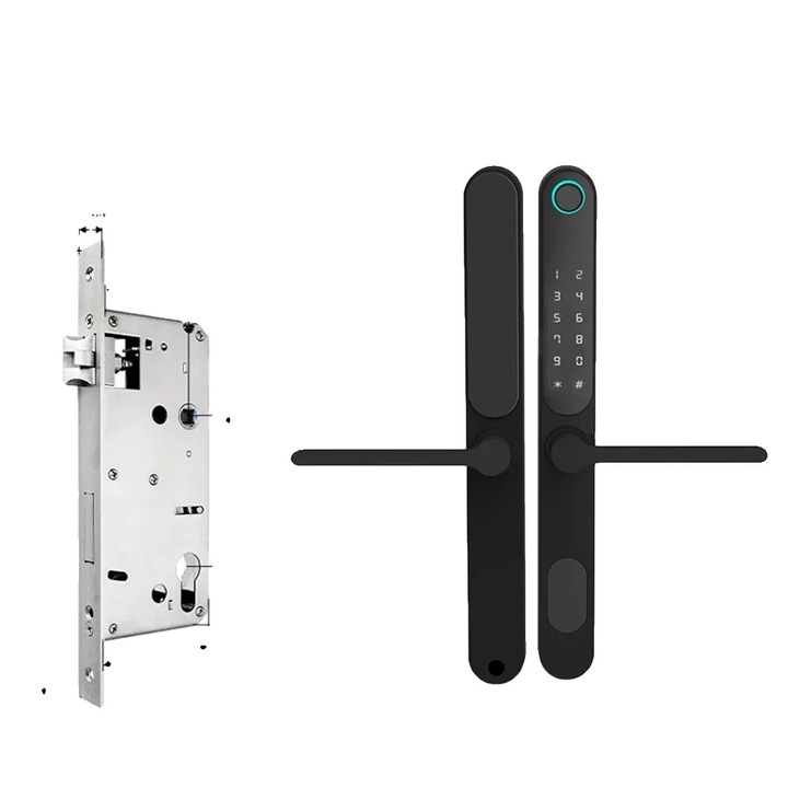 Yala inteligenta, multifunctionala, rezistenta la intemperii, 6085, 4x AA, 100 utilizatori de amprente, 200 utilizatori de carduri