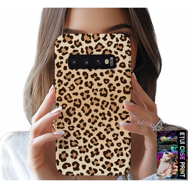 Samsung Galaxy S10 Plus tok, World Case, terepmintás, szilikon