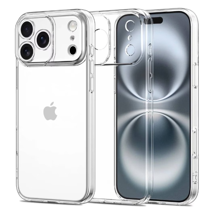Husa protectie Mat-Tech compatibila cu iPhone 17 Pro Max, Anti-soc, 2MM, Protectie Camera, Decupaje Precise, Rezistenta la impact, Margini ridicate pentru protectia ecranului, Transparenta