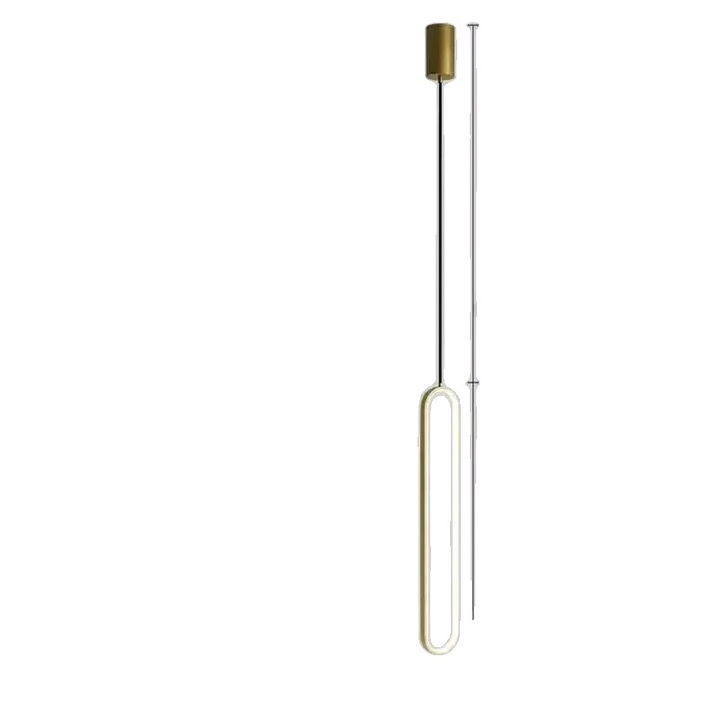 Lustra minimalista, LED, auriu, 3-5mp