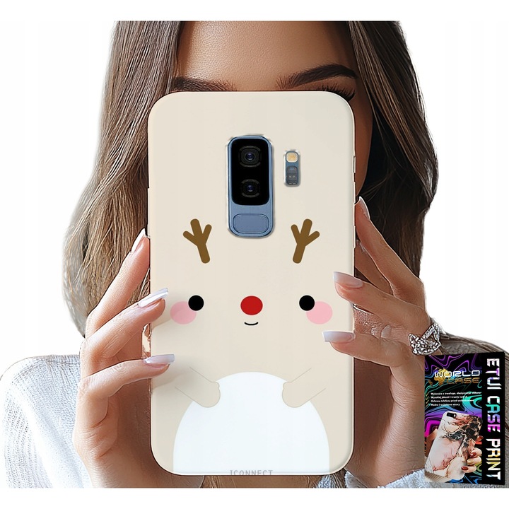 Telefontok, World Case, Samsung Galaxy S9 Plus, karácsonyi nyomtatással, szilikon