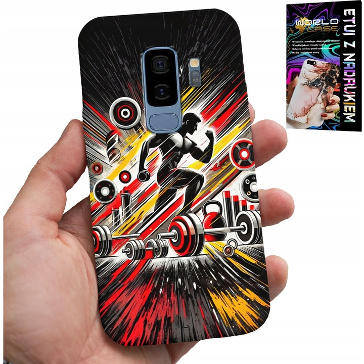 Husa pentru Samsung Galaxy S9 Plus, World Case, szilikon, színes nyomtatás, karcolás elleni védelem