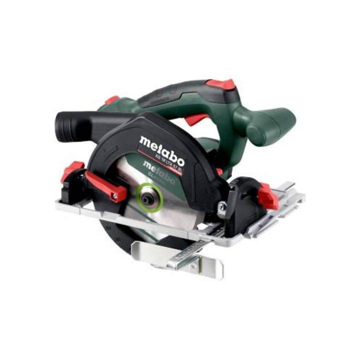 Fierastrau circular cu acumulator Metabo 165mm, 18V, adancime taiere 57mm, greutate 2.7kg