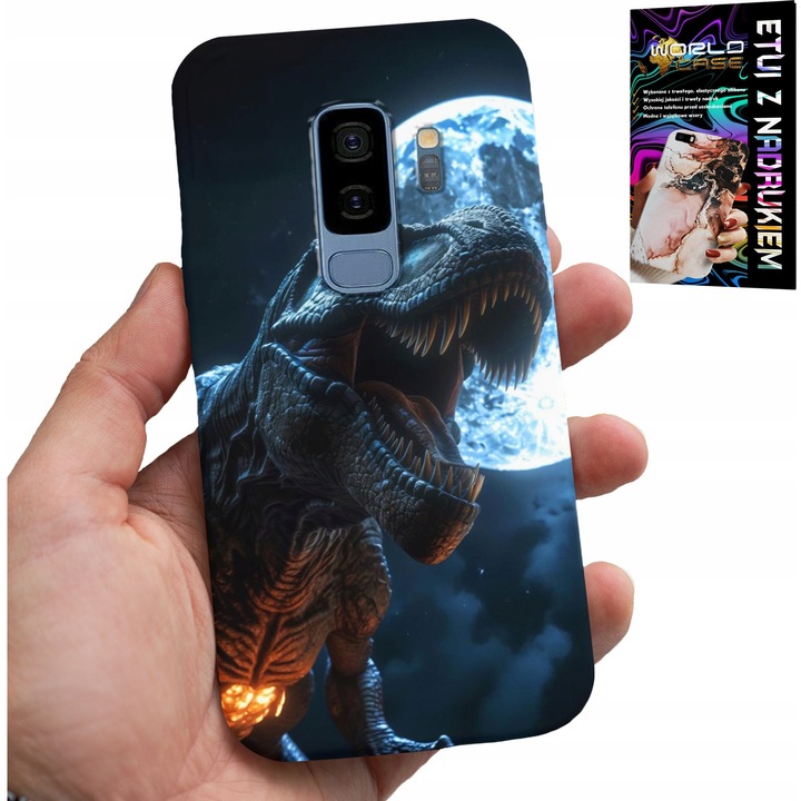 Telefontok, World Case, Samsung Galaxy S9 Plus, tartós nyomtatás, szilikon, többszínű