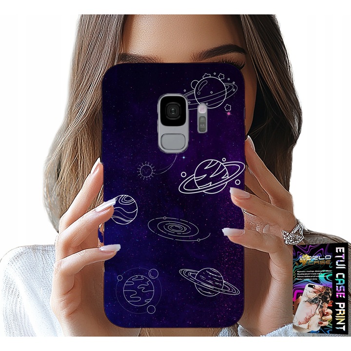 Telefontok, World Case, Galaxy S9, kozmosz design, szilikon
