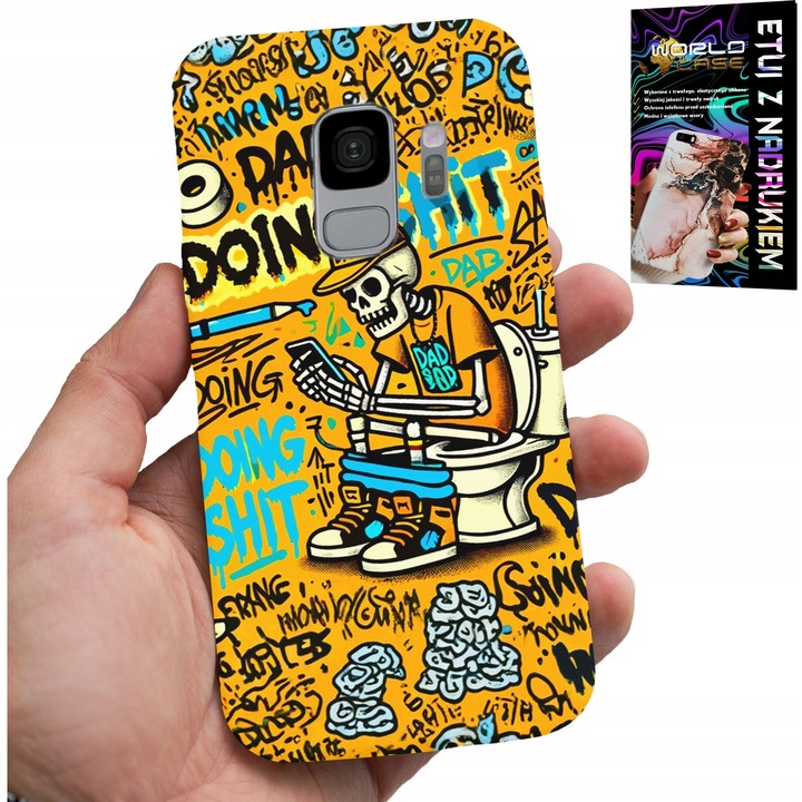 Husa pentru Samsung Galaxy S9, World Case, szilikon, színes nyomtatás, hatékony védelem