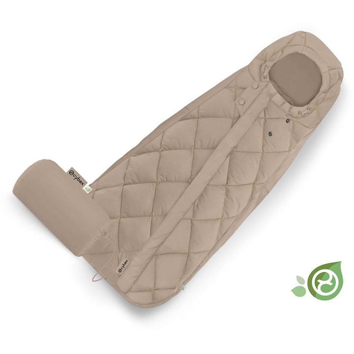Sac de dormit pentru bebelusi Cybex, Almond Beige, 75x35cm