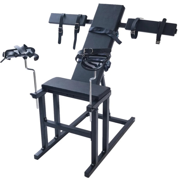 Стол и подлакътници, ергономичен дизайн, здрава опора, многоцветен