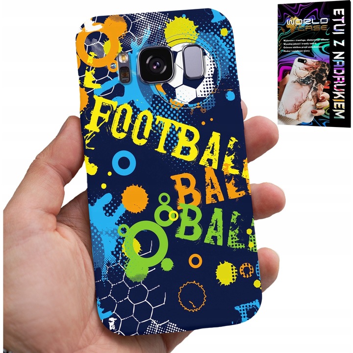 Telefontok, World Case, Samsung Galaxy S8, futball mintás, szilikon