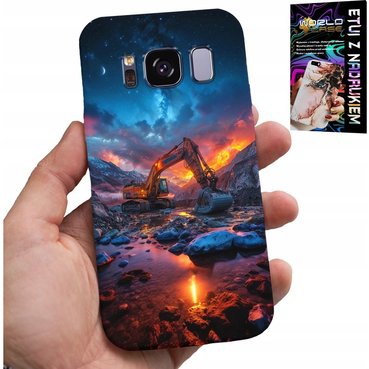 Telefontok, World Case, Samsung Galaxy S8, gumi, traktornyomtatás