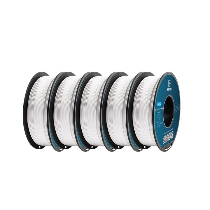 Filament 3D, PLA, compatibilitate versatila, alb cald, 1.75mm, 1kg