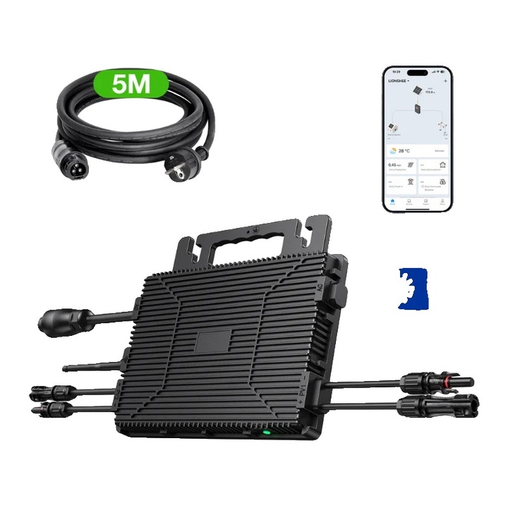 Микроинвертор, 800W, 2 MPPT, 96% ефективност, 260x225x32mm